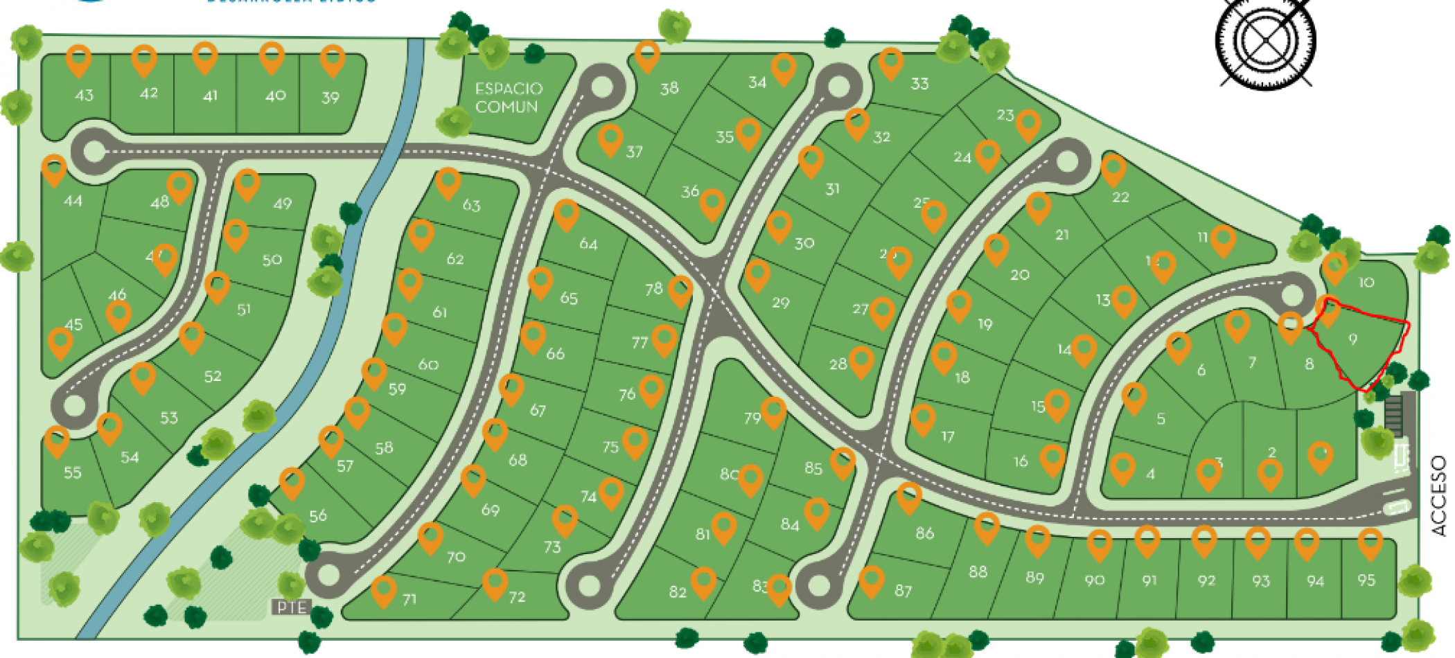 Venta lote en barrio privado Arenas Chico.