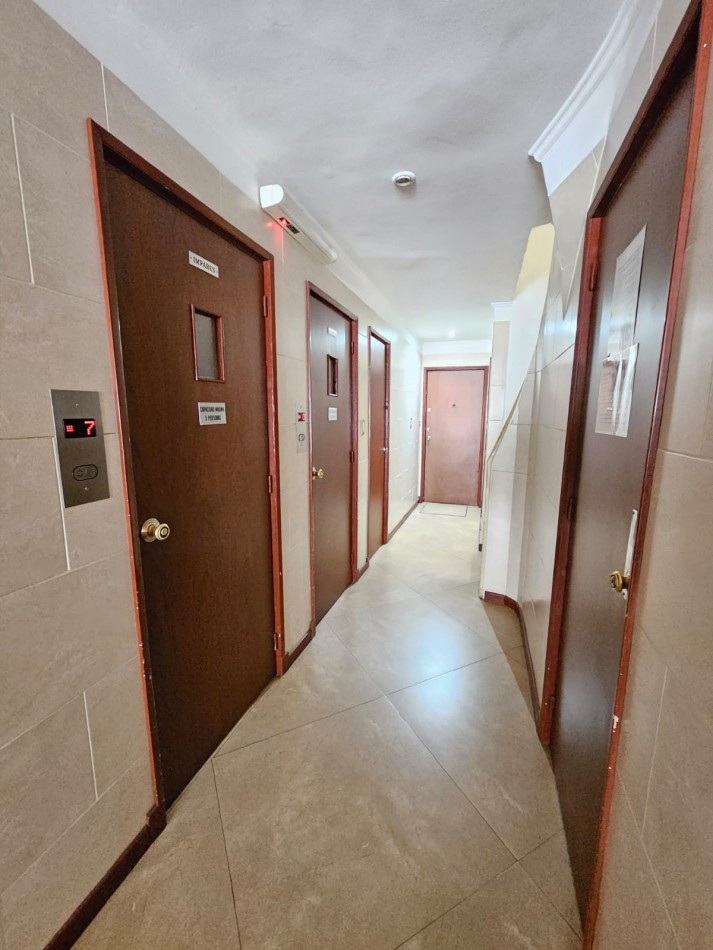 VENTA DEPARTAMENTO 2 AMBIENTES LATERAL CON DEPENDENCIA Y VISTA AL MAR LA PERLA