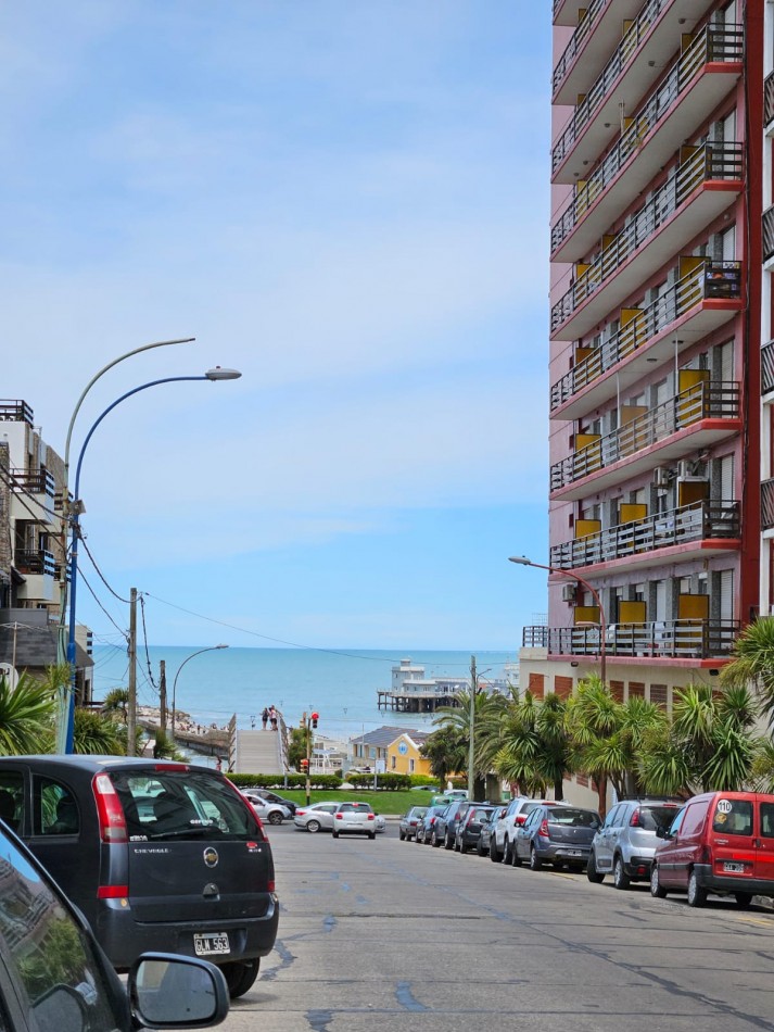 VENTA DEPARTAMENTO 2 AMBIENTES LATERAL CON DEPENDENCIA Y VISTA AL MAR LA PERLA