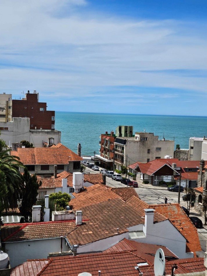 VENTA DEPARTAMENTO 2 AMBIENTES LATERAL CON DEPENDENCIA Y VISTA AL MAR LA PERLA