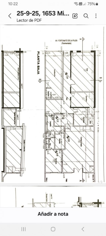 CASA  5 AMBIENTES SOBRE AV FORTUNATO DE LA PLAZA