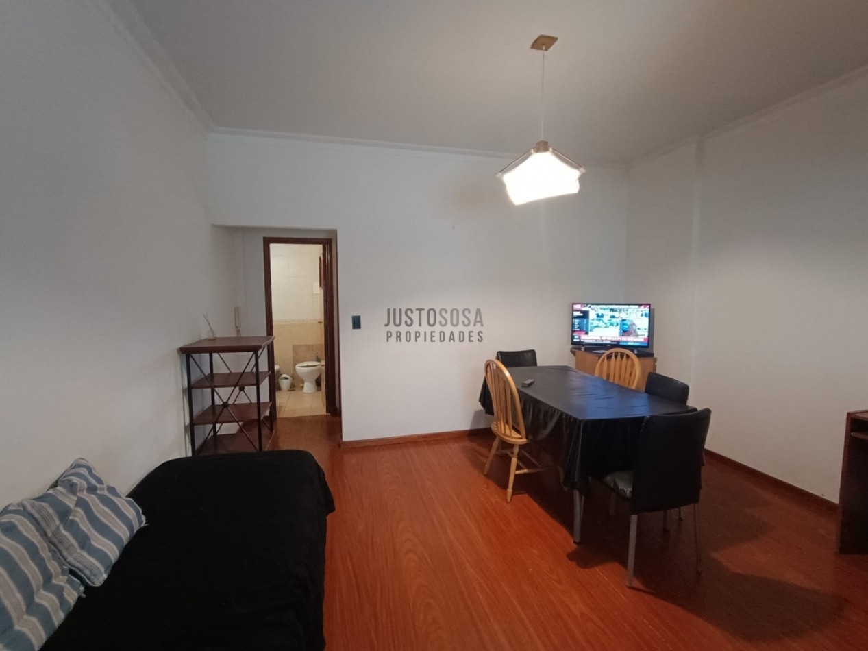 Alquiler departamento 2 ambientes amoblado a dos cuadras de la costa