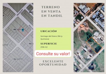 LOTES EN BLOCK ZONA EN PLENO CRECIEMIENTO.