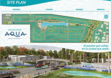 VENTA DE LOTE EN BARRIO PRIVADO AQUA
