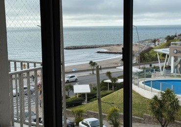 DEPARTAMENTO MONOAMBIENTE  CON COCHERA  VISTA AL MAR . ZONA VARESE