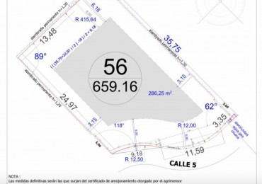 lote en arenas chico 
